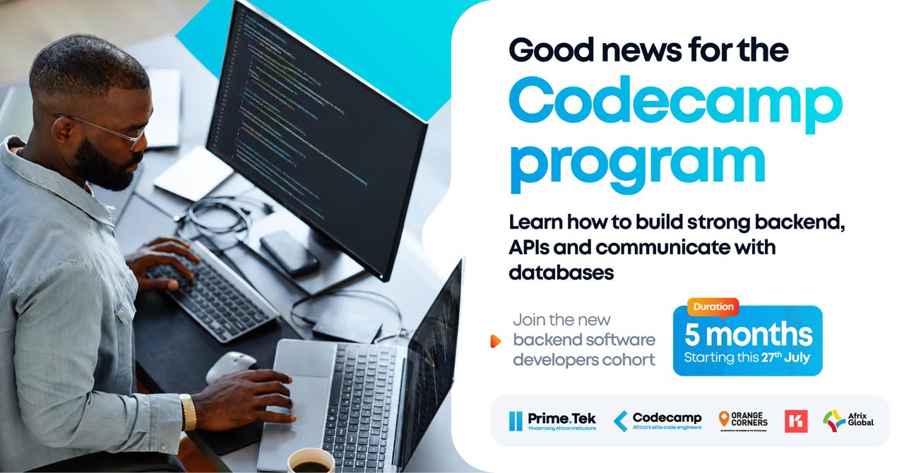July-2026 Intake, Online class of 2026 : 5 Months Backend Software Development Program with Global Certification. This program is intended for developers with basic programming knowledge.